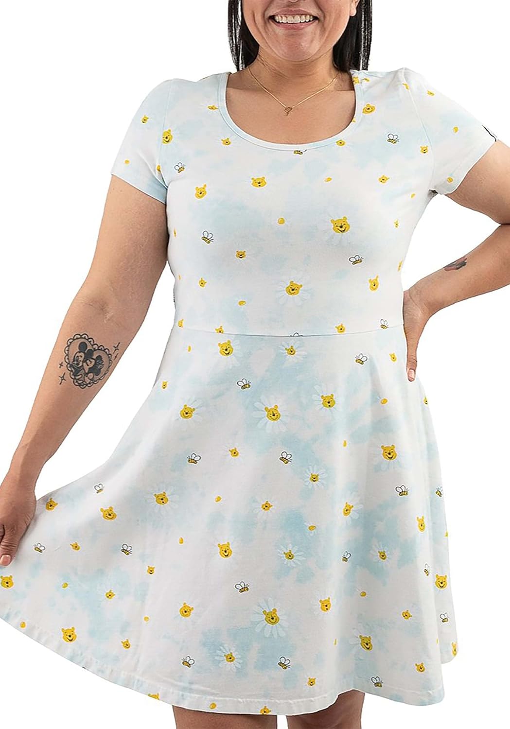 Loungefly Apparel Disney Winnie the Pooh Daisy Skater Dress