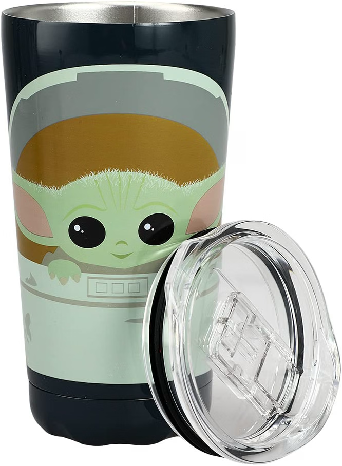 Star Wars Grogu The Child Blue 20 oz. Vaccum Insulated Stainless Steel Tumbler-zoom-2
