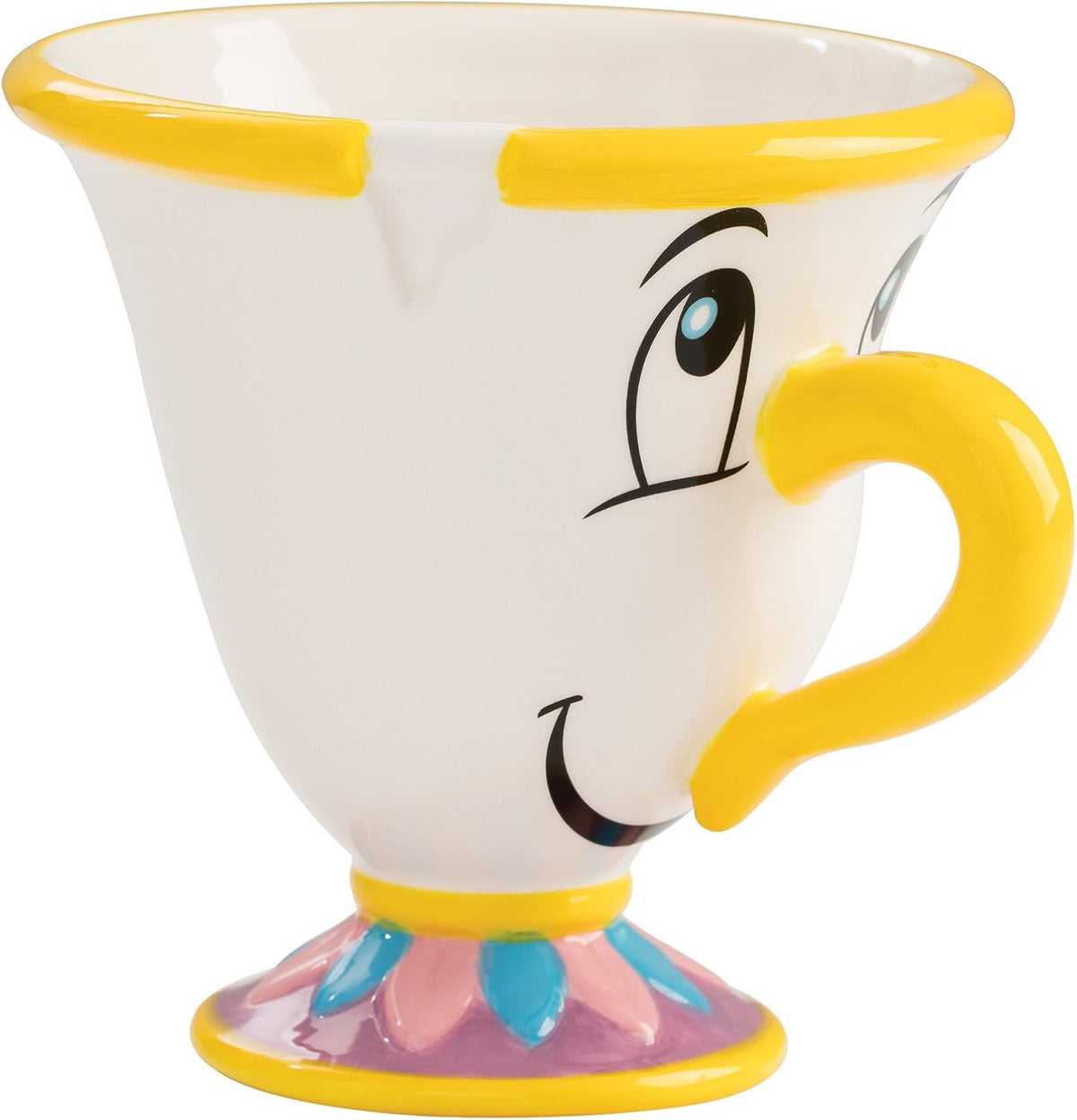 Vandor Disney Beauty and The Beast Chip Replica Sculpted Ceramic Tea Cup, 8 Ounce