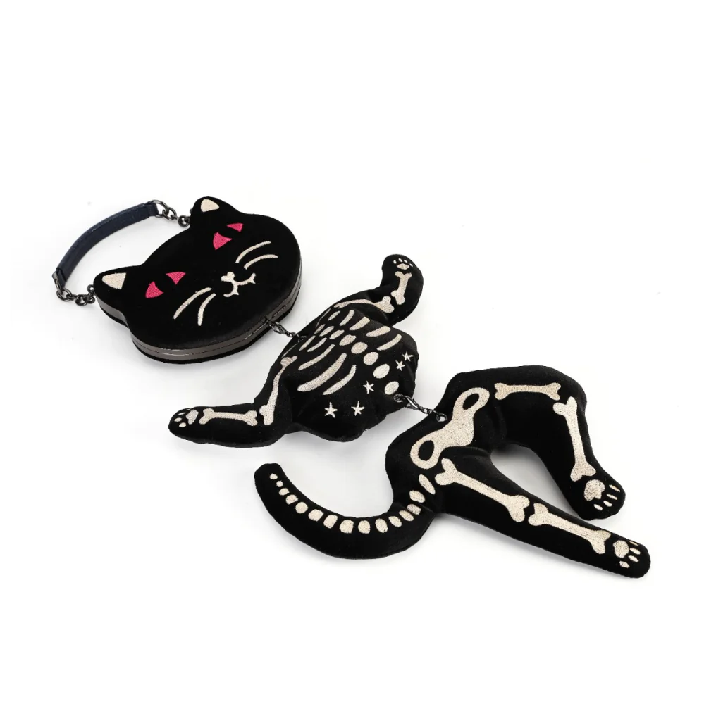 Vendula London Haunted Theatre Skelecat Bag-10