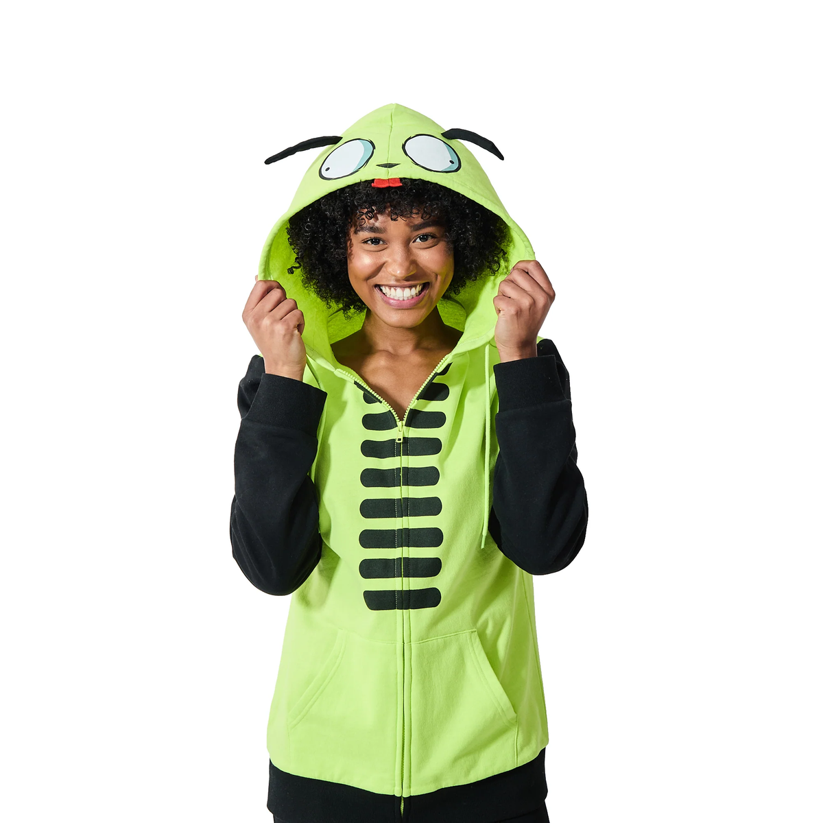 Invader Zim Air long sleeve mens color block cosplay hoodie-1