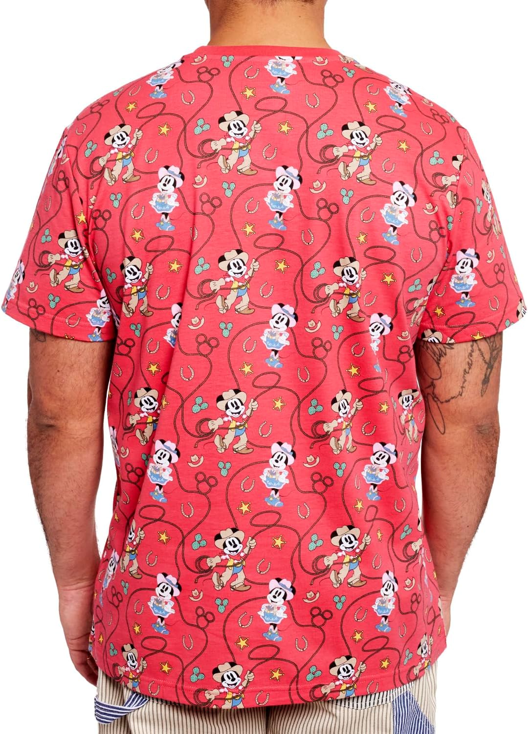 Loungefly Apparel Disney Western Mickey and Minnie Laso unisex t shirt-zoom-5