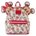 Loungefly Disney Mickey and Friends Gingerbread Cookie Allover Print Ear Holder Mini Backpack