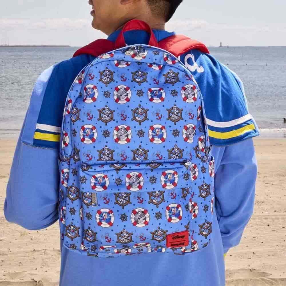 Loungefly Disney Donald Duck 90th Anniversary Nylon Backpack-zoom-2