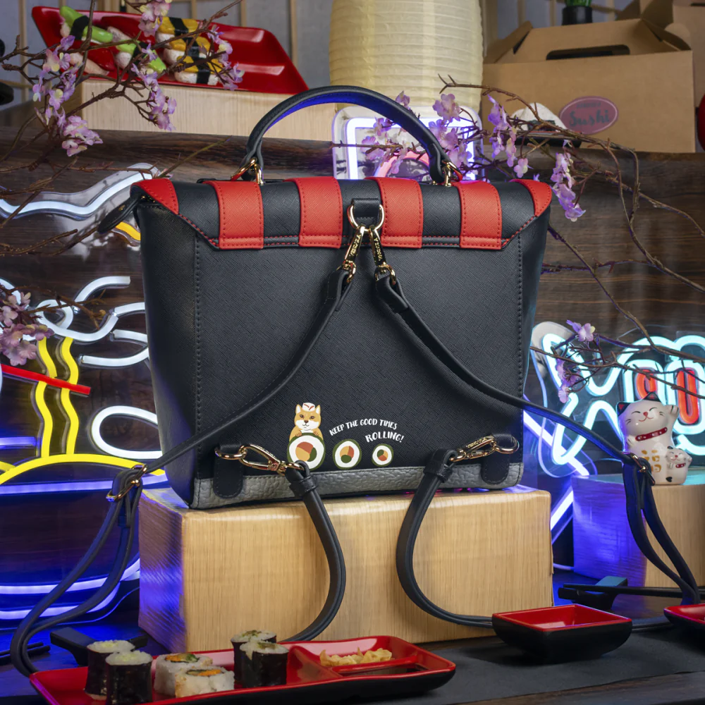 Vendula London Vendula Sushi - Blue Edition Classic Backpack-zoom-15