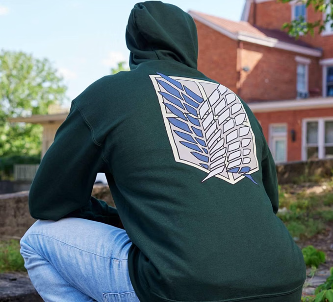 Attack On Titan Survey Corps Zip Hoodie-zoom-5