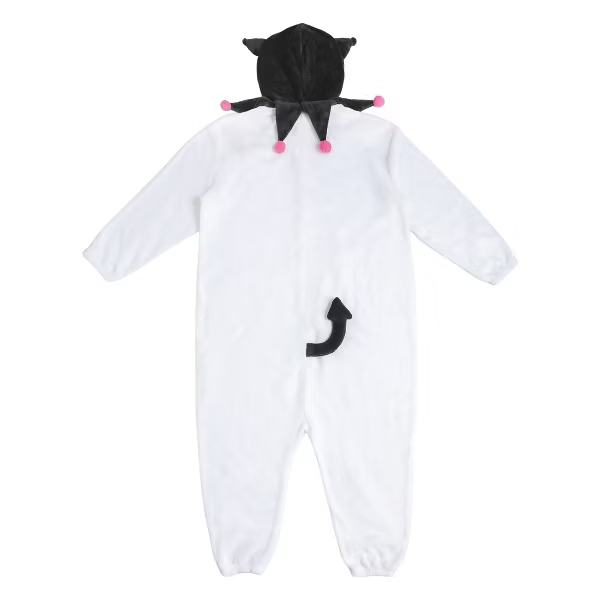 Sanrio Kuromi Hooded Kigurumi Cosplay Onesie Costume Union Suit-zoom-5