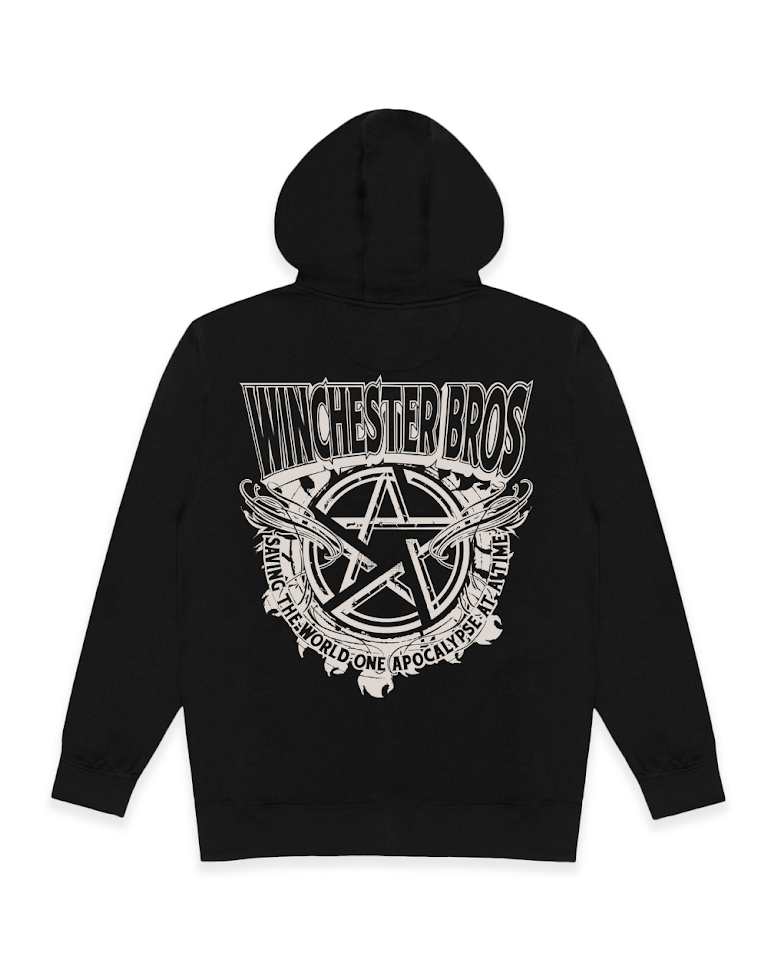 Supernatural Winchester Bros Join the Hunt zip up hoodie-zoom-2