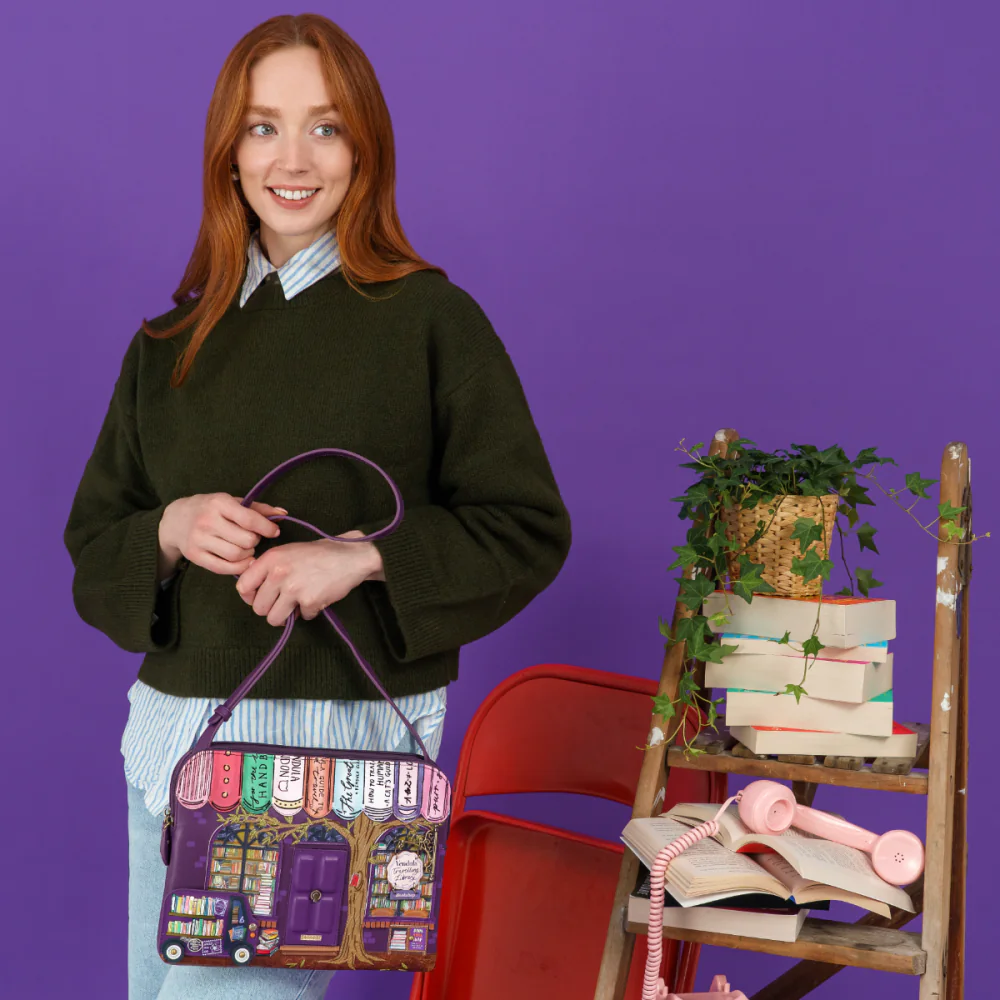 Vendula London Travelling Library Bookshop Bella Bag-zoom-3