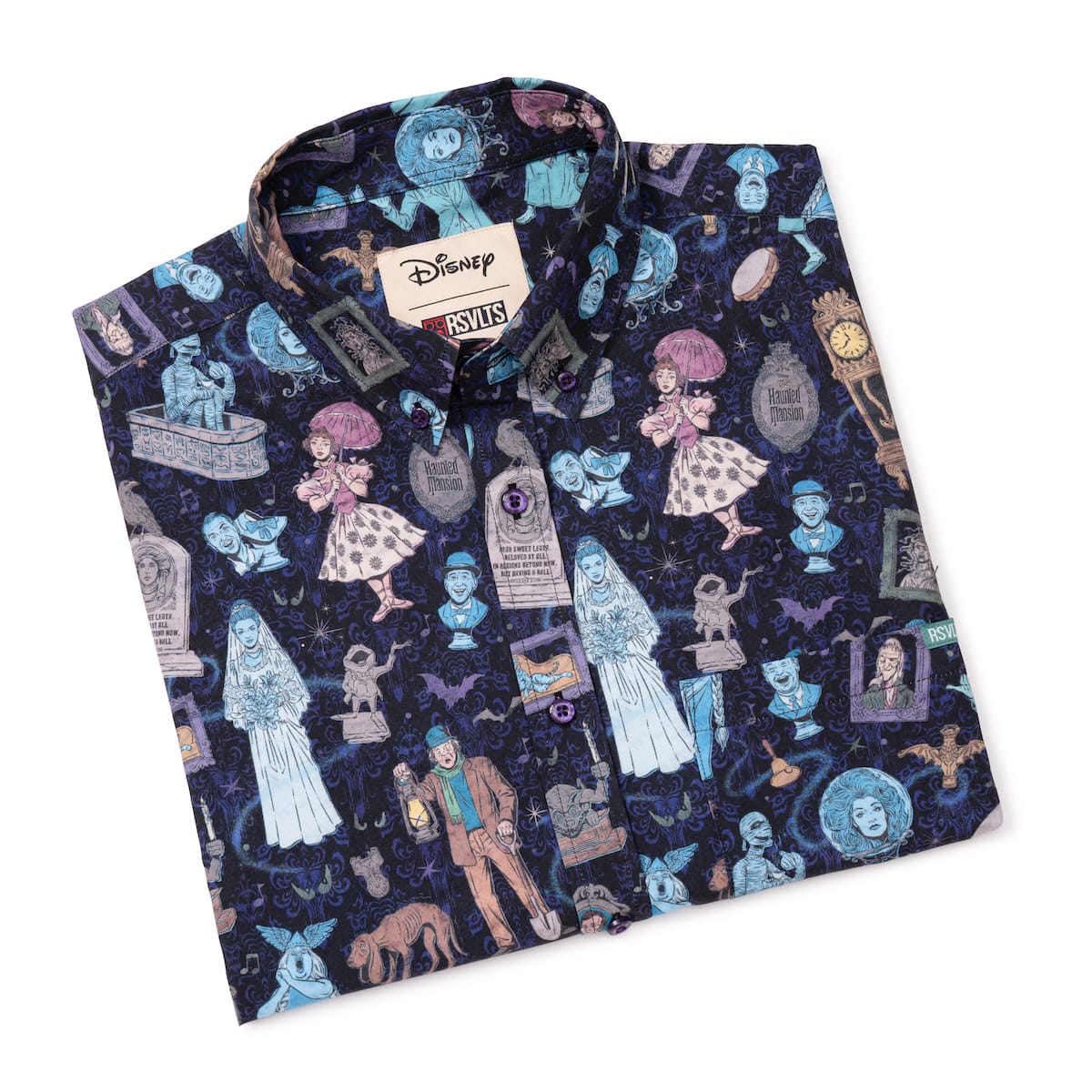 RSVLTS Disney's Haunted Mansion "Room for One More" – KUNUFLEX Short Sleeve Shirt-zoom-9