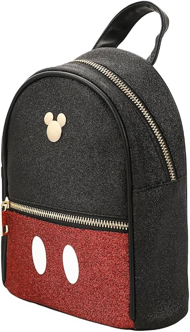 Disney Mickey Mouse Black 8.5  Micro Mini Backpack-zoom-4
