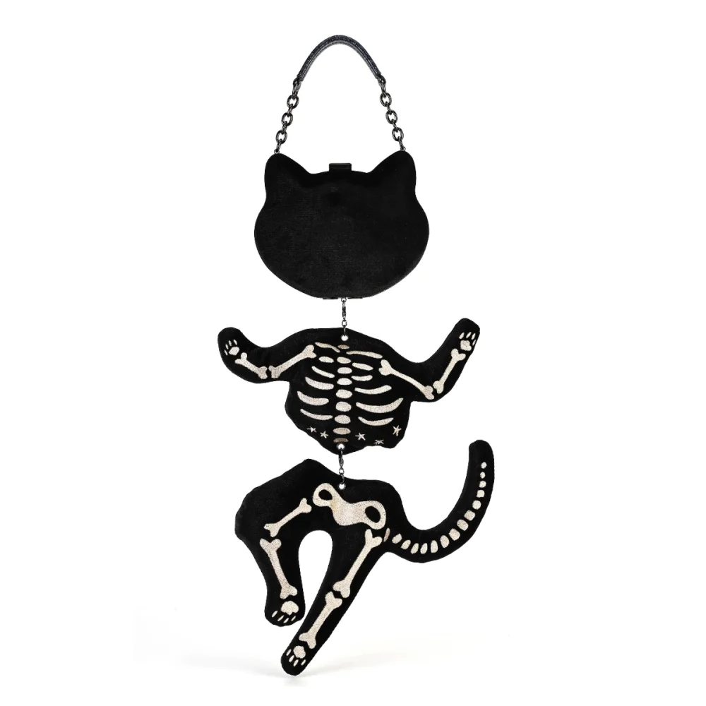 Vendula London Haunted Theatre Skelecat Bag-zoom-15