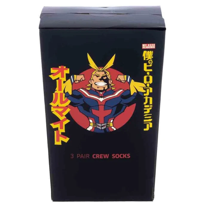 My Hero Academia Casual Crew Socks for Men 3-Pack-zoom-6