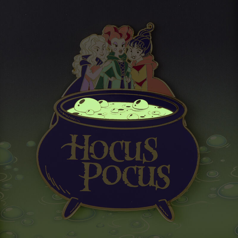 Loungefly Hocus Pocus Cauldron 3" Collector Box Sliding Pin-zoom-5