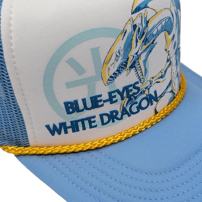 Yu-Gi-Oh! Duel Monsters Blue Eyes White Dragon Adult Trucker Hat