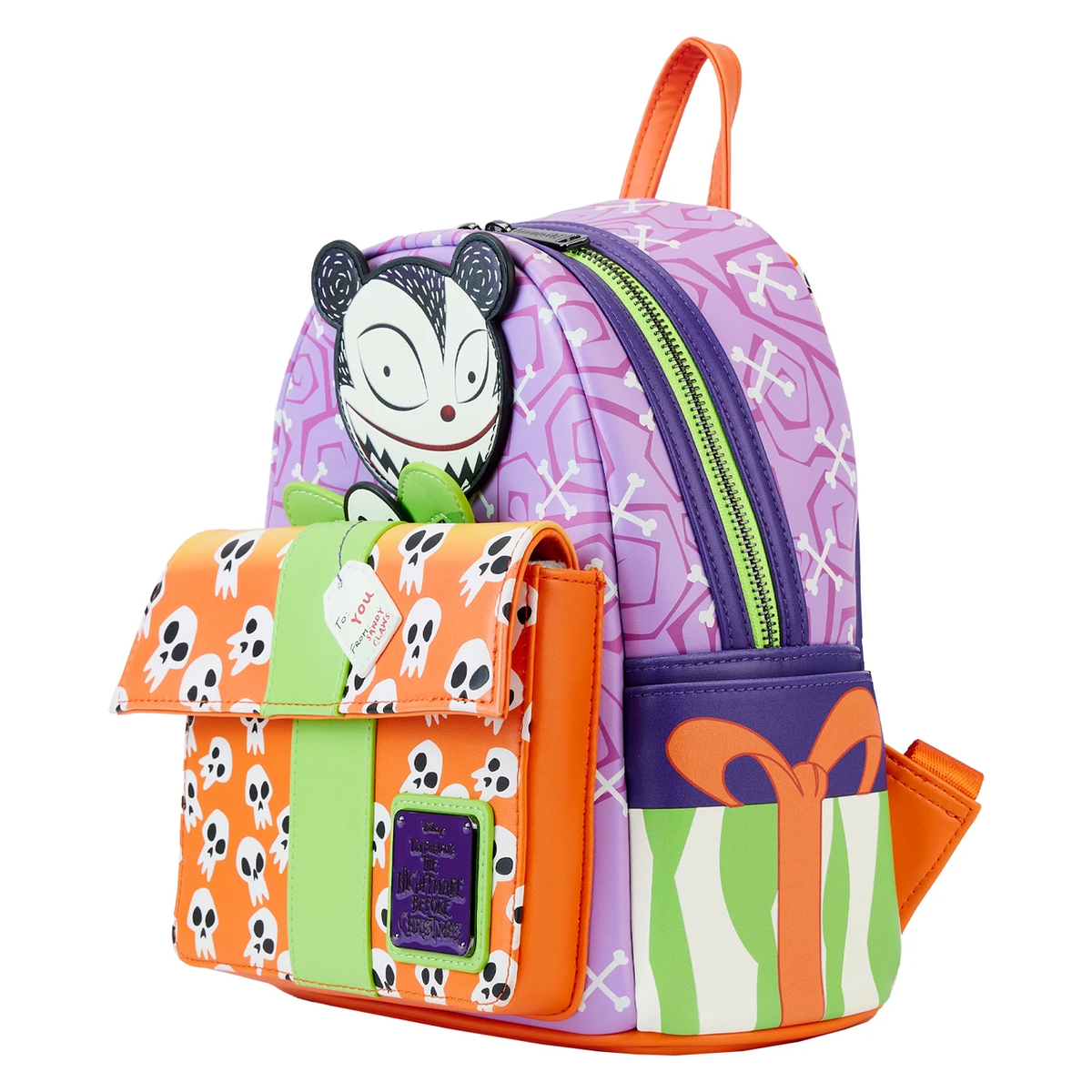 Loungefly  Nightmare Before Christmas Scary Teddy Present Mini Backpack-zoom-5