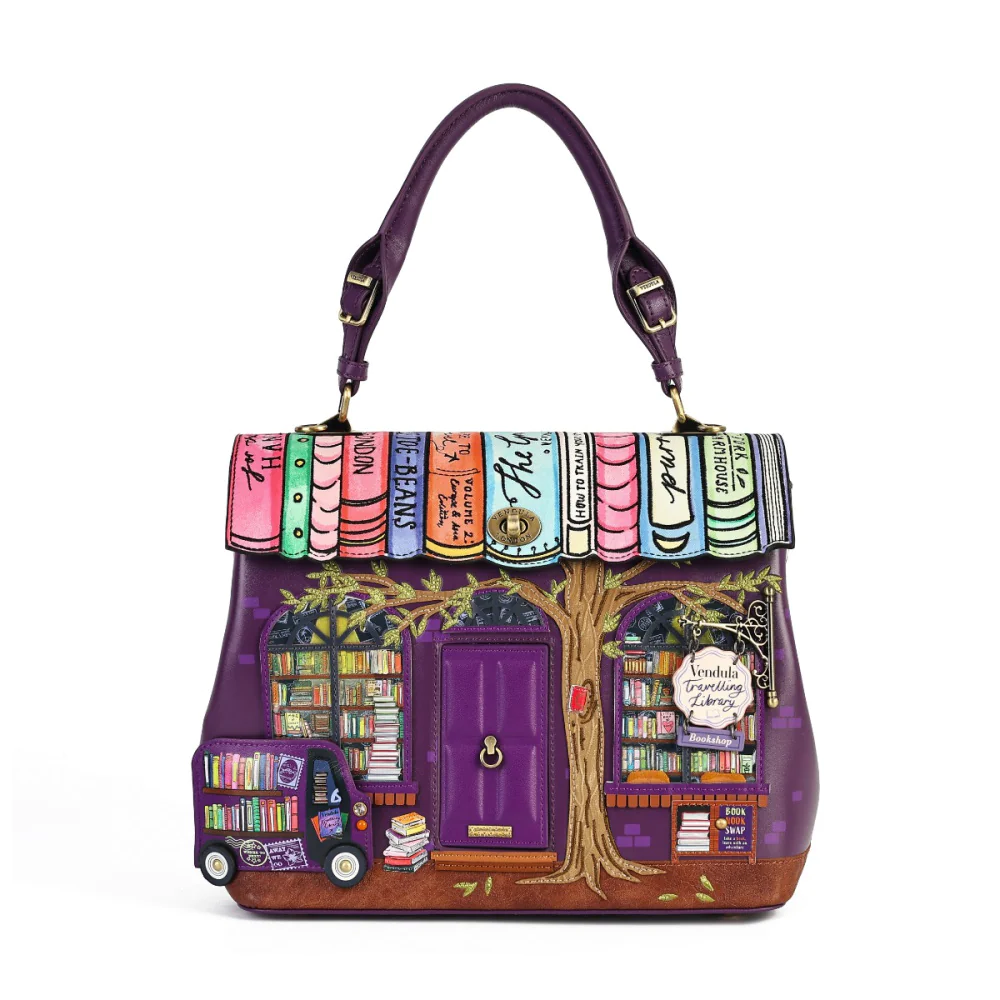 Vendula London Travelling Library Bookshop Grace Bag-2