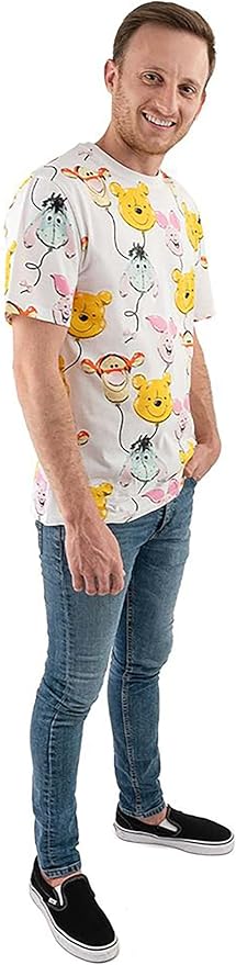 Loungefly Apparel Disney Winnie the Pooh and Friends Balloons print t shirt-zoom-3