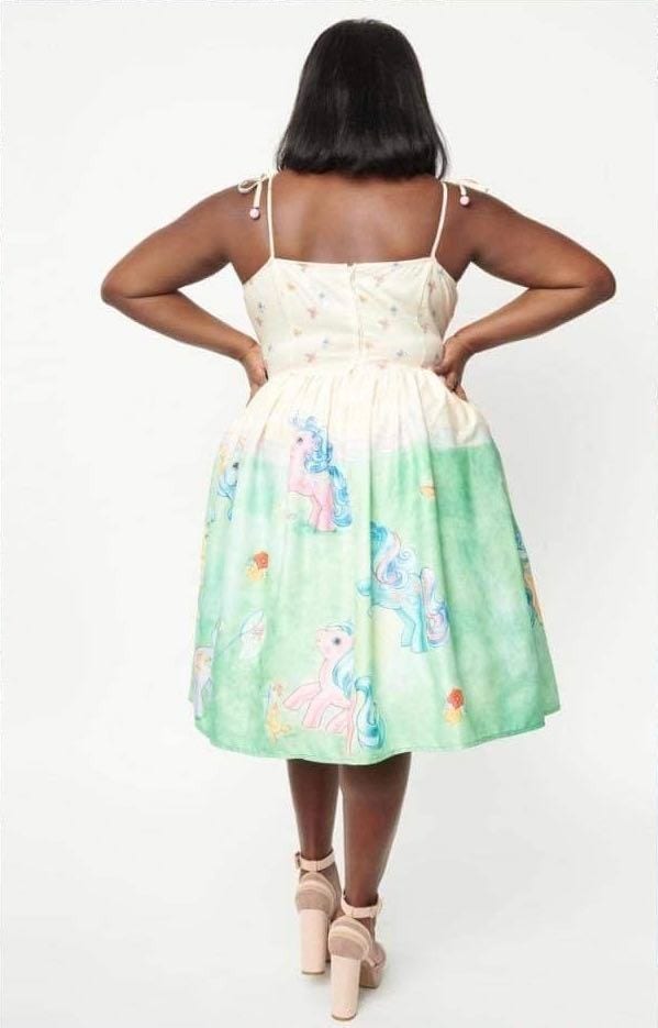 My Little Pony x Unique Vintage Butterfly Catchers Bobbie Swing Dress-zoom-4