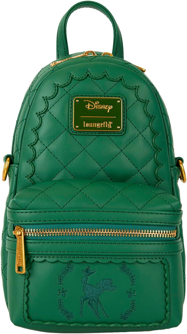 Loungefly Disney Bambi Texture Convertible Sling Crossbody Bag with Coin Bag-2
