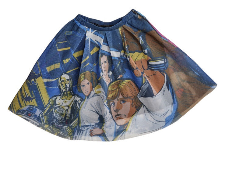 Loungefly Stitch Shoppe Star Wars Dark Side vs Light Side Double sided Heather Skirt-2