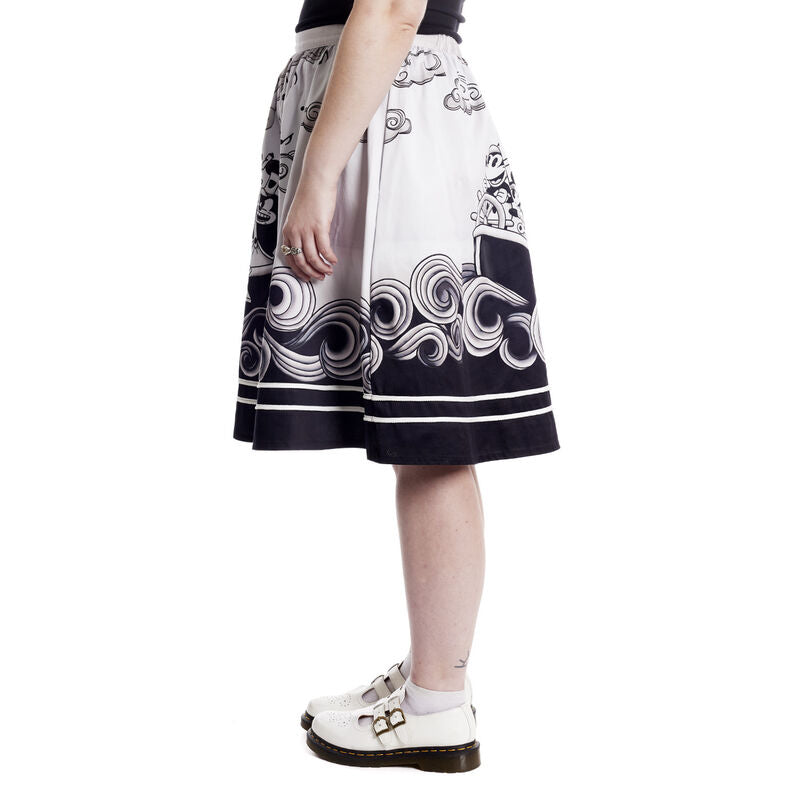 Loungefly Stitch Shoppe Steamboat Willie Sandy Skirt