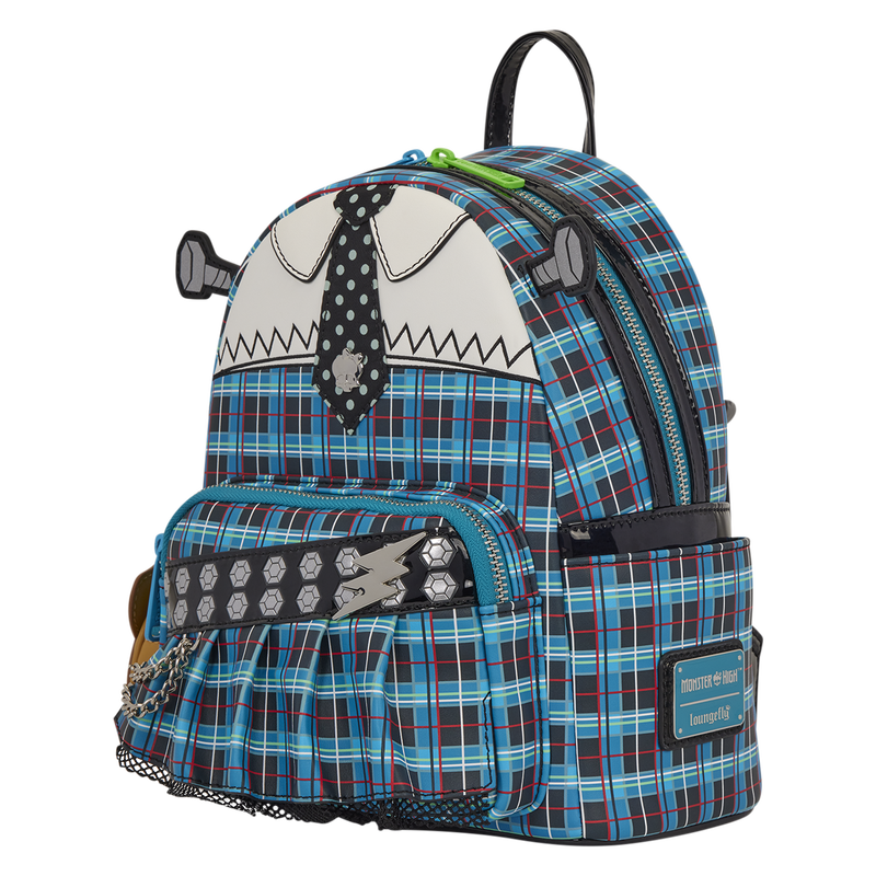 Loungefly Monster High Frankie Cosplay Mini Backpack with Coin Bag
