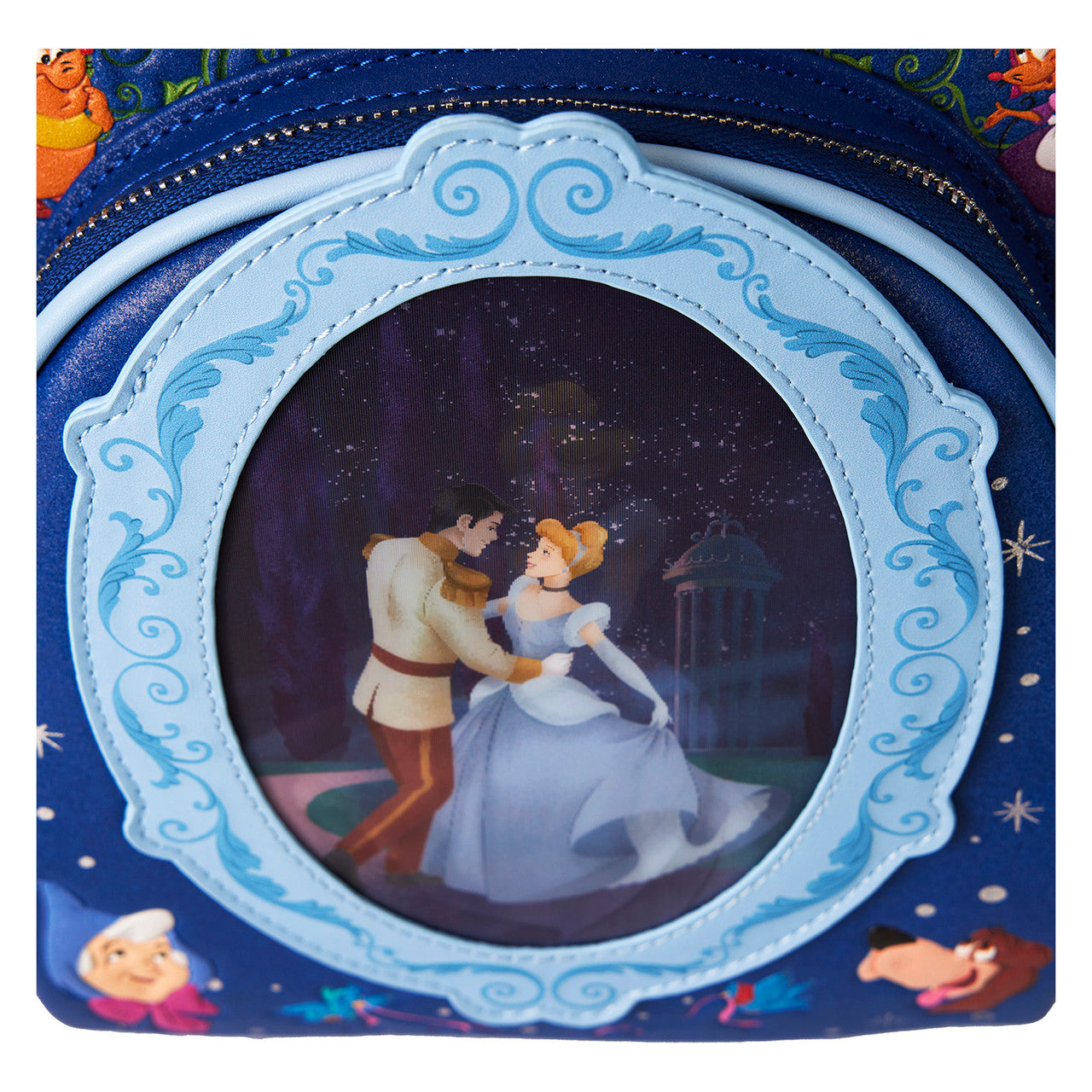Loungefly Disney Cinderella 75th Anniversary Royal Ball Lenticular Mini Backpack-zoom-6