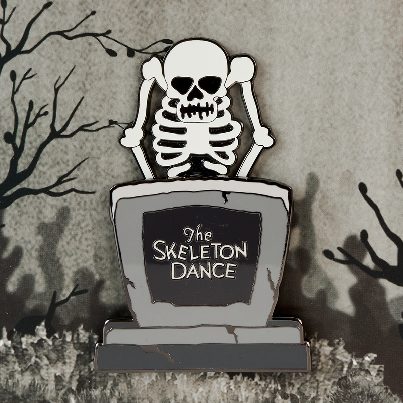 Loungefly The Skeleton Dance 95th Anniversary Glow 3" Collector Box Sliding Pin-zoom-4