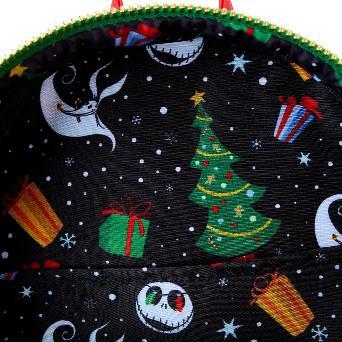 Loungefly Disney The Nightmare Before Christmas Jack Wrapped In Lights Light Up Glow Mini Backpack-5