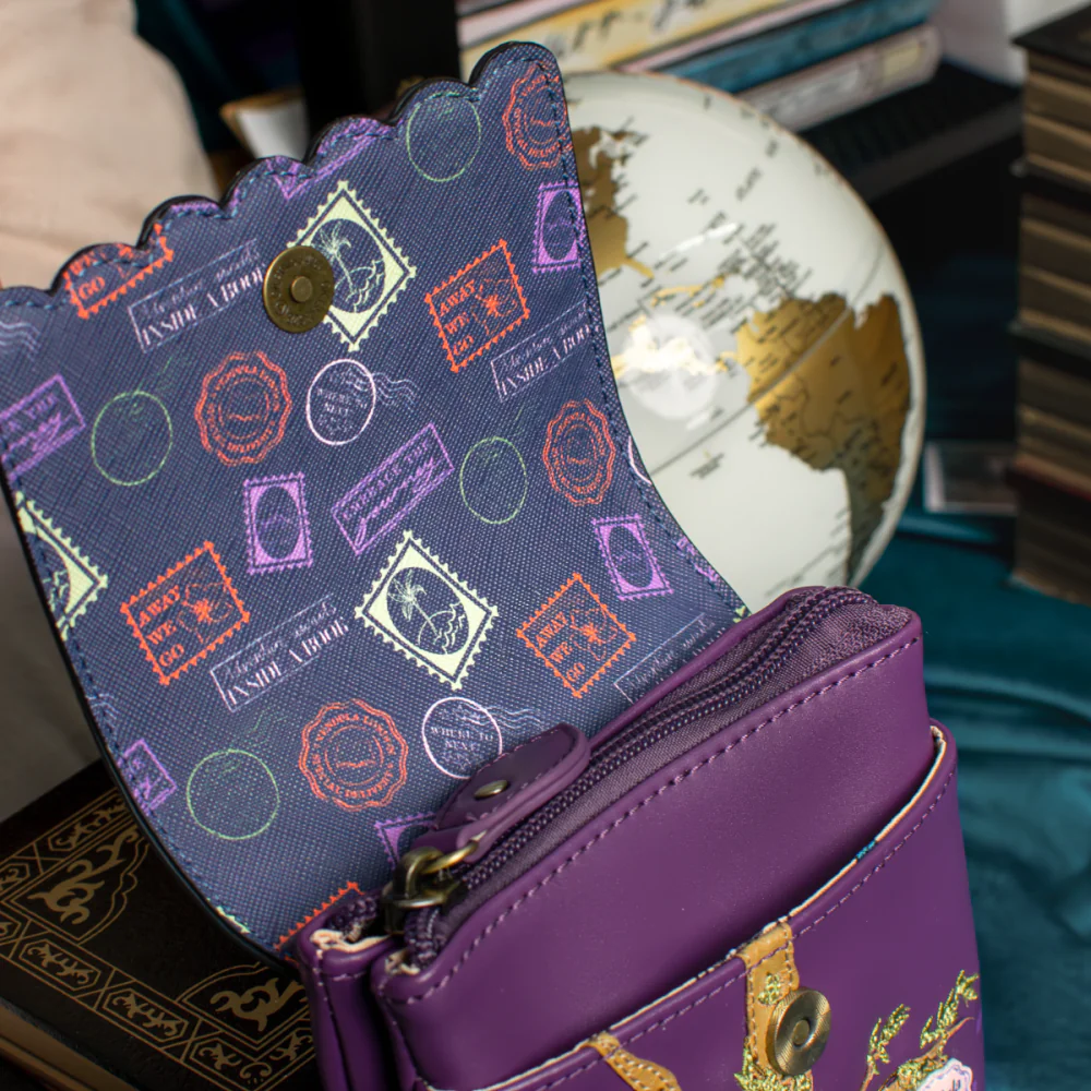 Vendula London Travelling Library Bookshop Phone Pouch-zoom-12