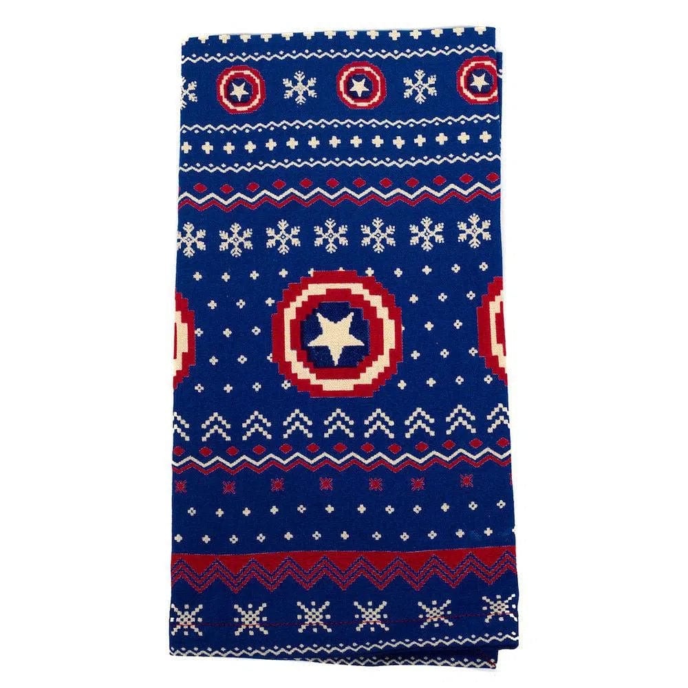 Marvel: Captain America - Christmas Kitchen Gift Set - Bioworld - Apron, Oven Mitt & Dish Towel-4