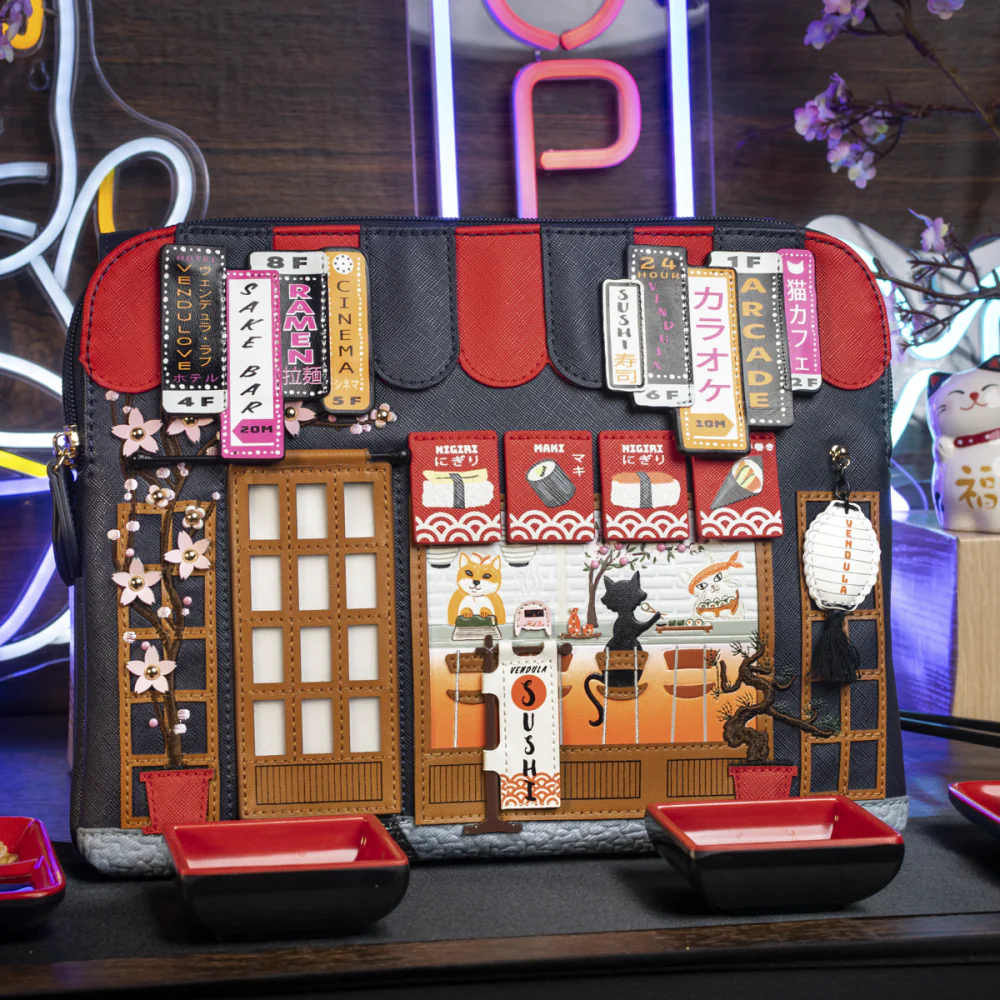 Vendula London Vendula Sushi - Blue Edition Bella Bag
