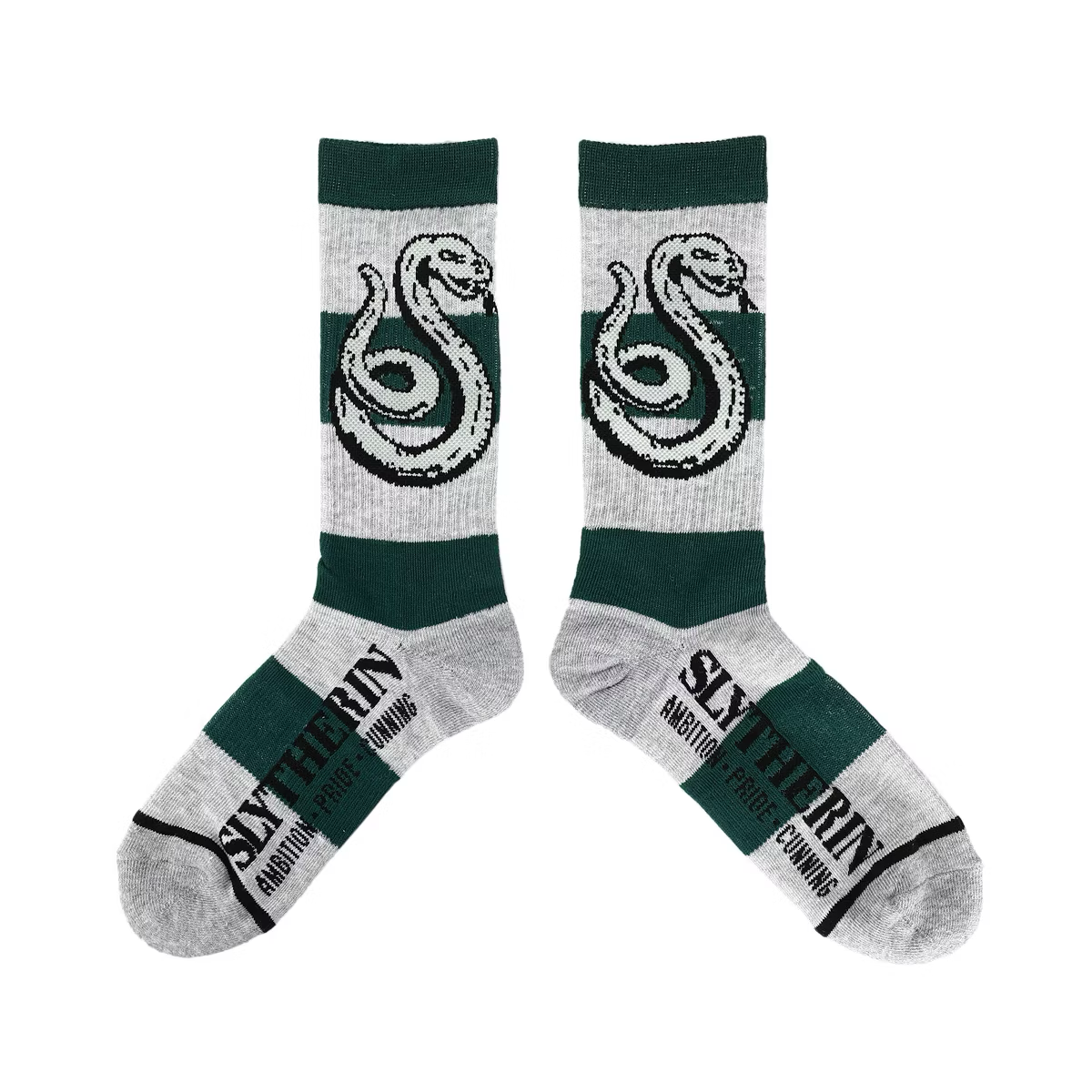 Harry Potter Slytherin Athletic Crew Socks