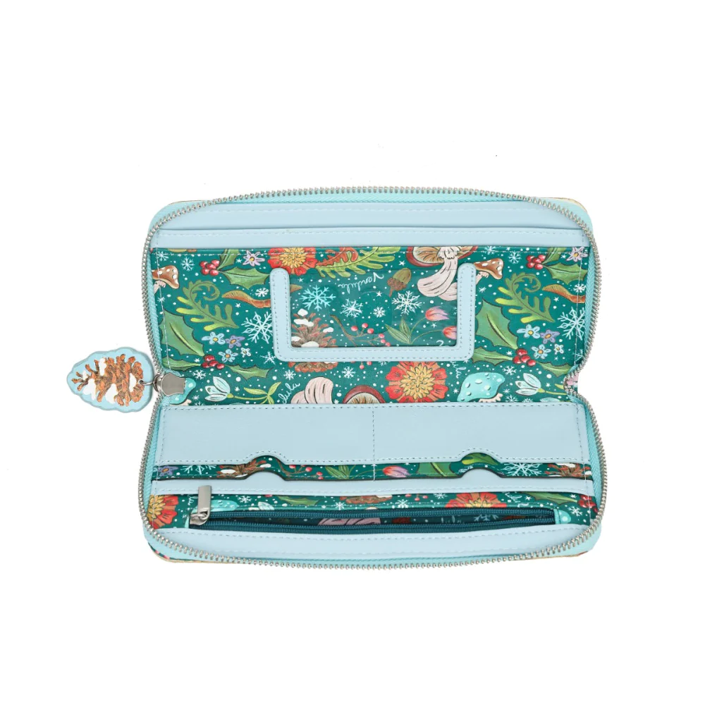 Vendula London Fairy Village Snowflake Large Ziparound Crossbody Wallet-zoom-12