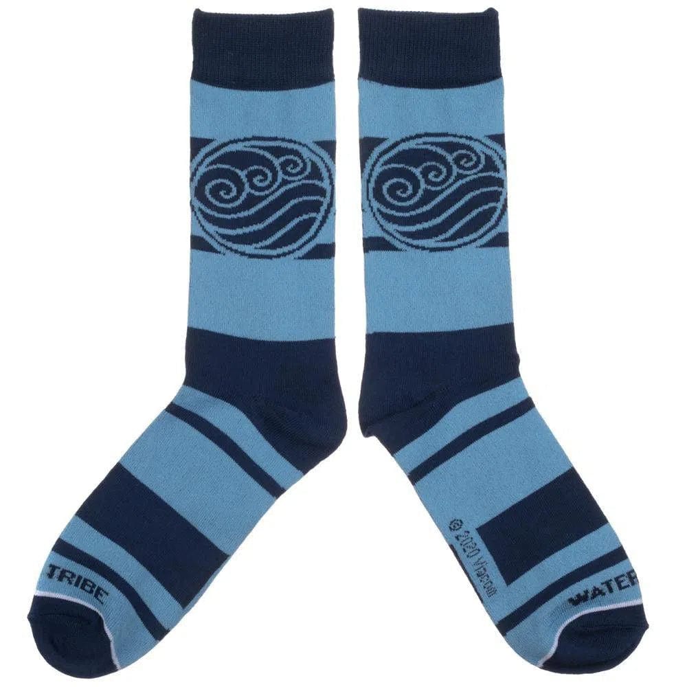 Avatar: The Last Airbender - Four Nations Crew Socks (4 Pairs) - Bioworld - Water Tribe, Earth Kingdom, Fire Nation, Air Nomads-4