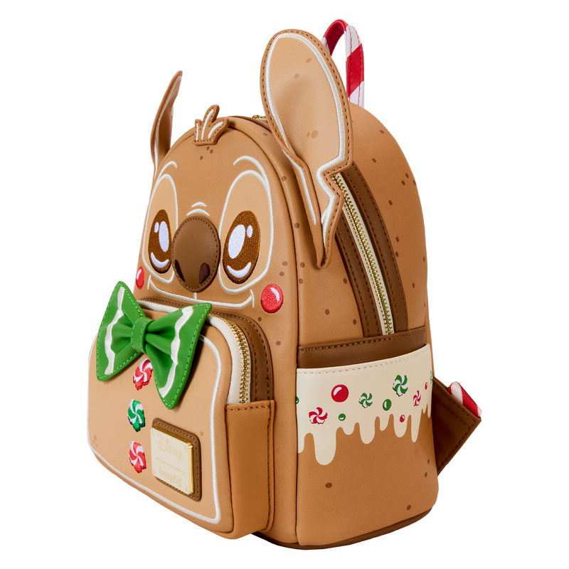 Loungefly Disney Lilo & Stitch Scented Gingerbread Cosplay Mini Backpack-zoom-2