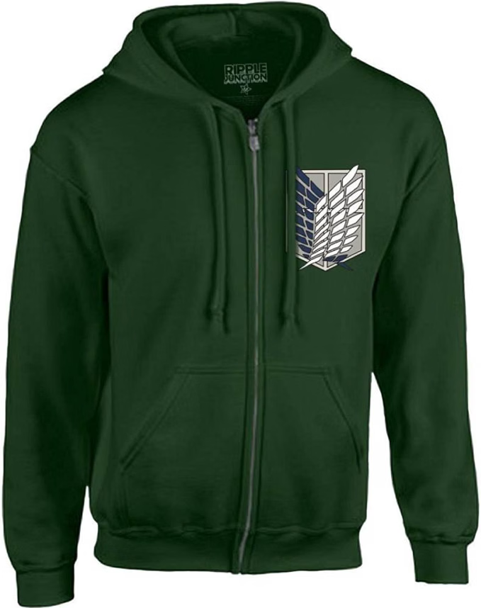 Attack On Titan Survey Corps Zip Hoodie-zoom-3