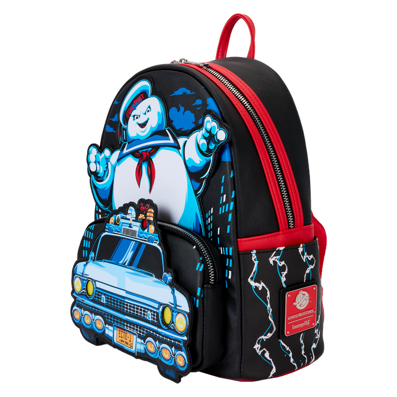 Loungefly Ghostbusters Stay Puff Chasing Ecto 1 Light Up Mini-Backpack
