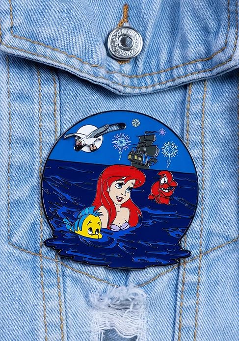 Loungefly Disney The Little Mermaid Ariel Fireworks 3" Collector Box Pin-6