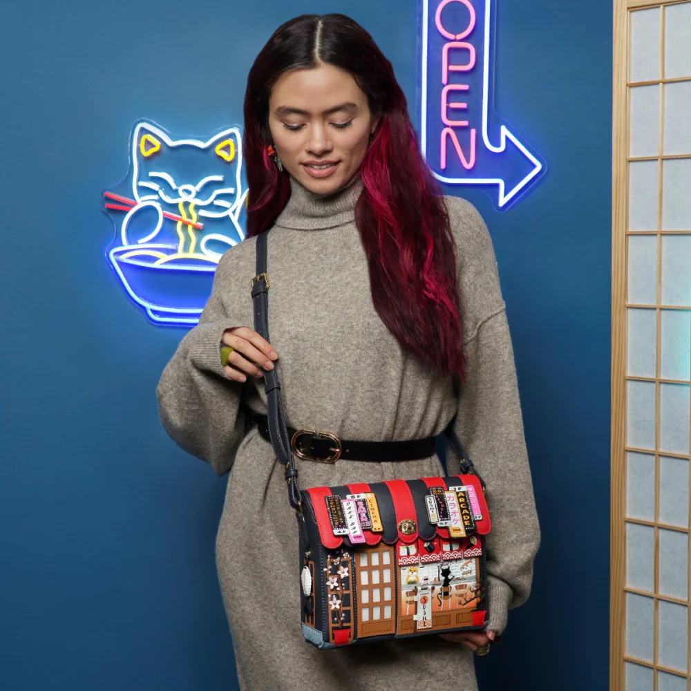 Vendula London Vendula Sushi - Blue Edition Box Bag-zoom-12