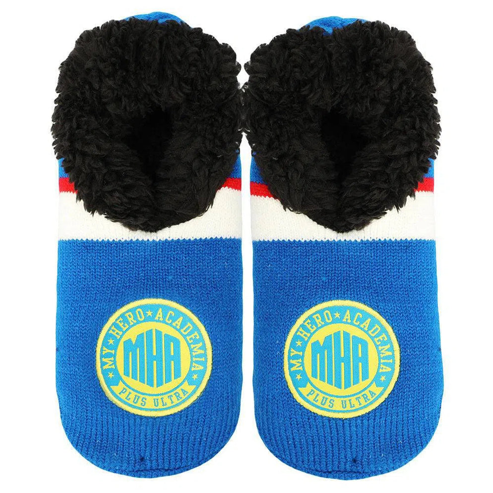 My Hero Academia - MHA "Plus Ultra" Fuzzy Footie Slipper Socks - Bioworld-3