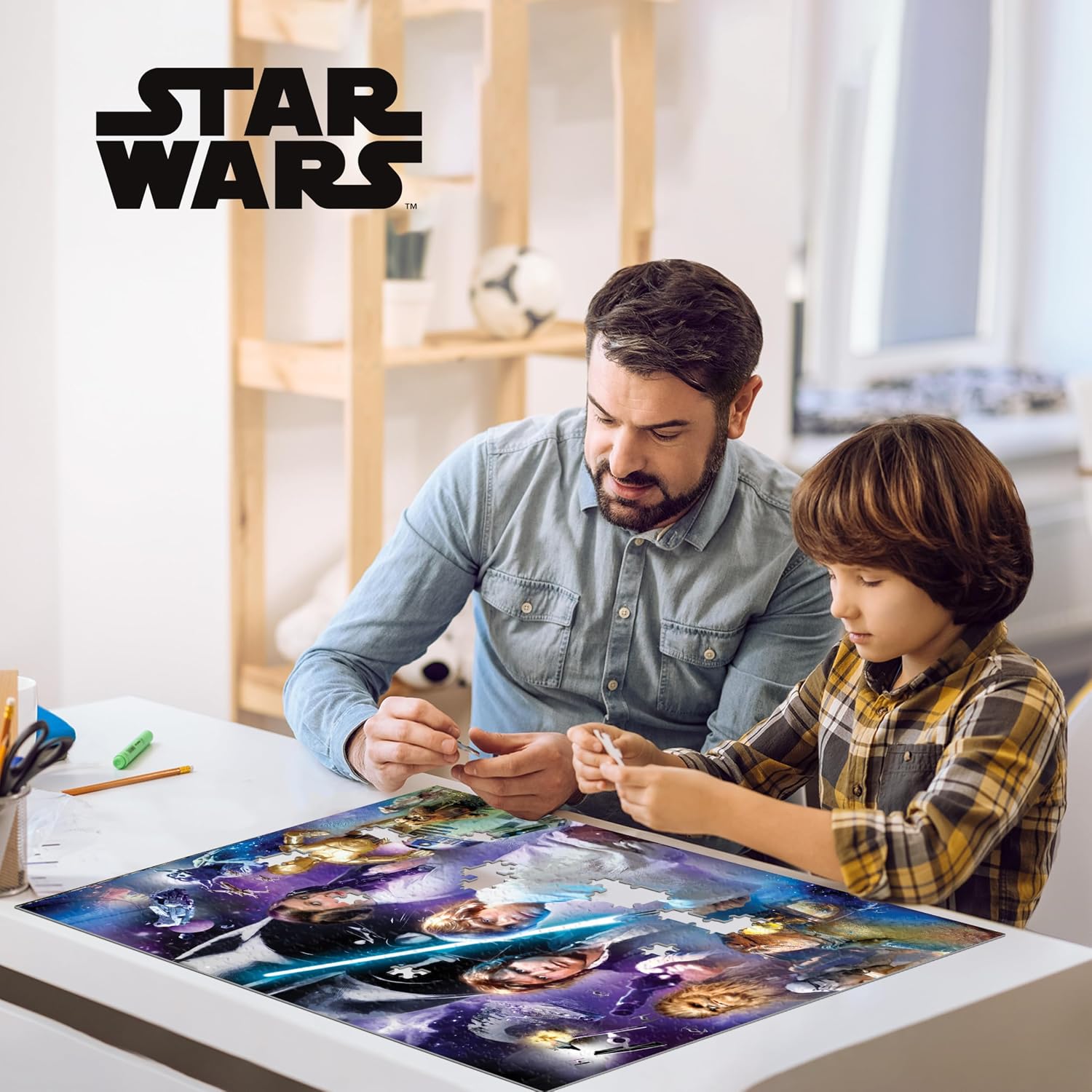 Prime 3D | Lucas | Star Wars | 500 Piece 3D Jigsaw Puzzle for Adults & Kids | Finished Size 24" x 18" | Challenging & Fun for Adults, Kids & Families | Immersive 3D Lenticular Effect-zoom-7