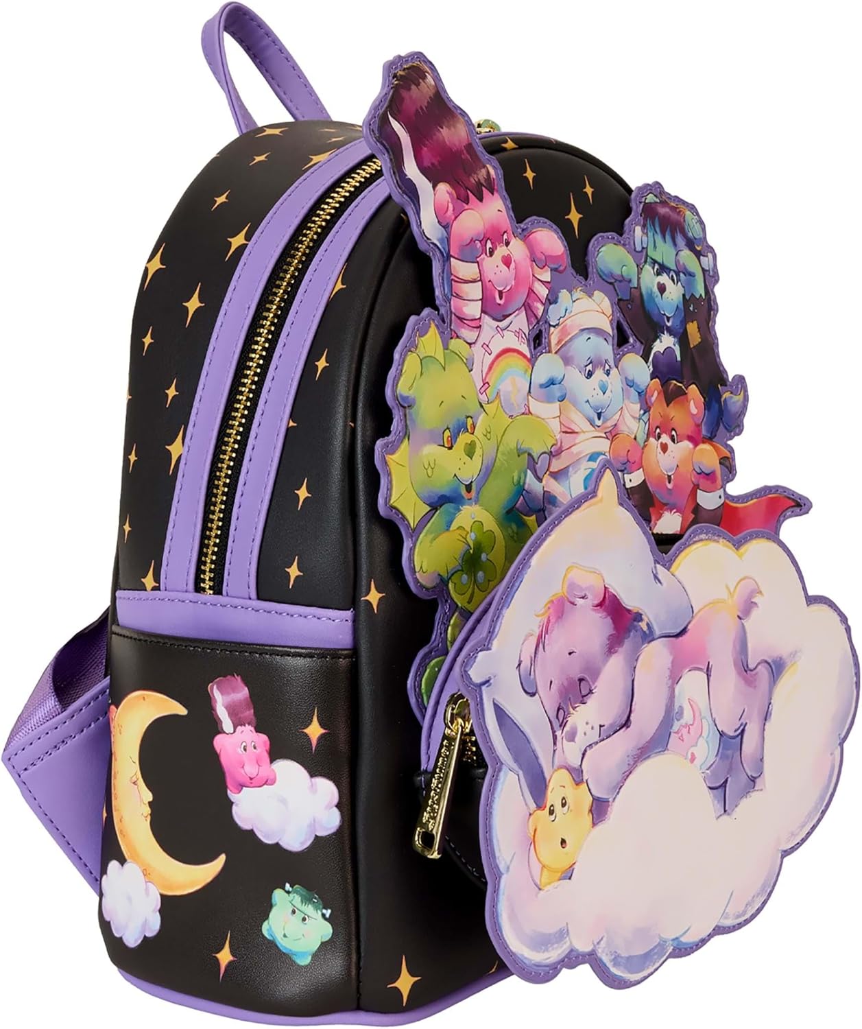 Loungefly Care Bears x Universal Monsters Scary Dreams Mini Backpack-5
