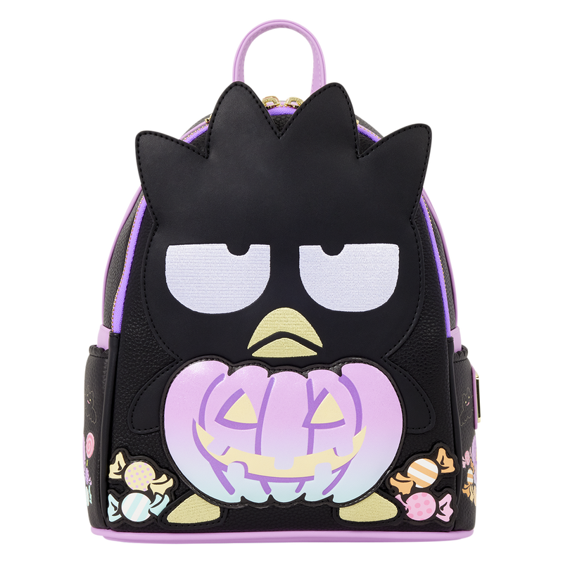 Loungefly Sanrio Badtz-Maru Pumpkin Light-Up Cosplay Mini Backpack