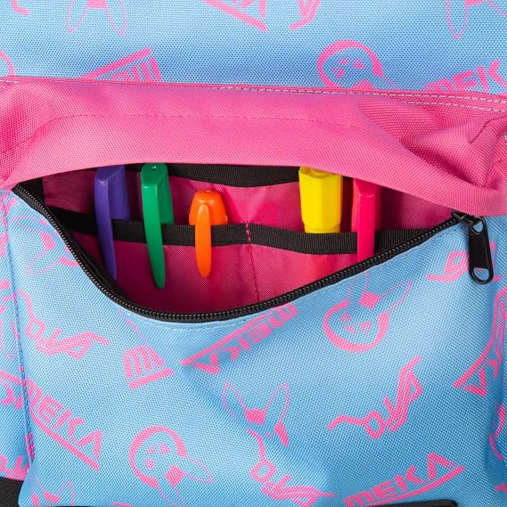 J!NX D.VA Light Blue/Pink Overwatch Splash Backpack-zoom-4