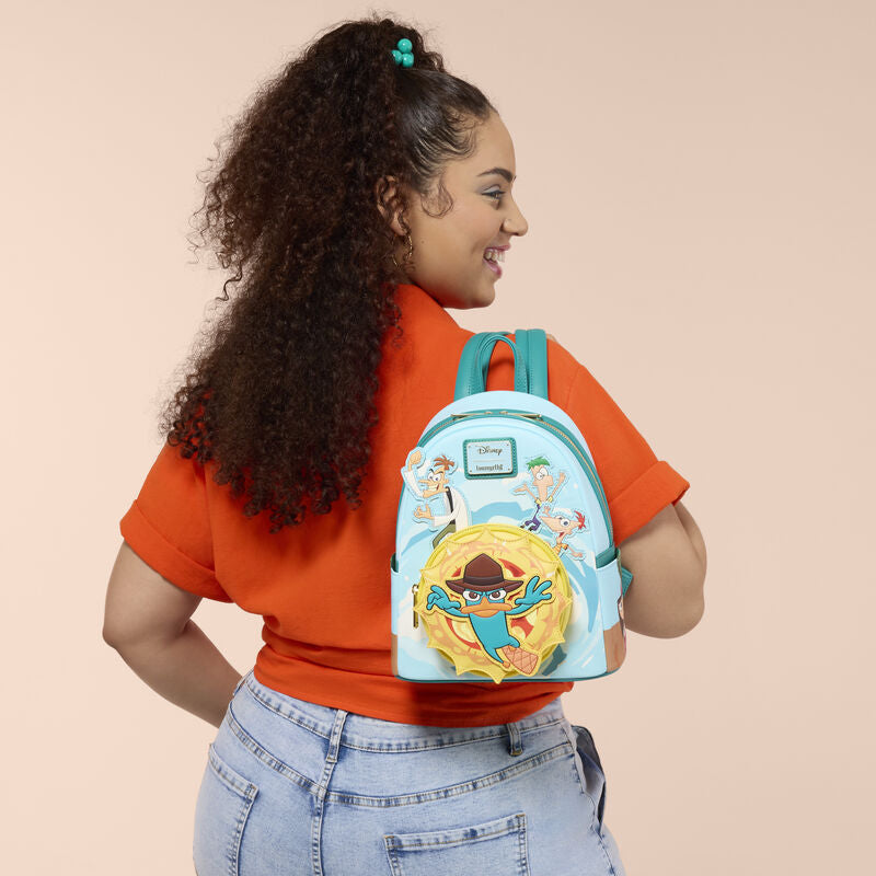 Loungefly Phineas & Ferb Light-Up Mini Backpack