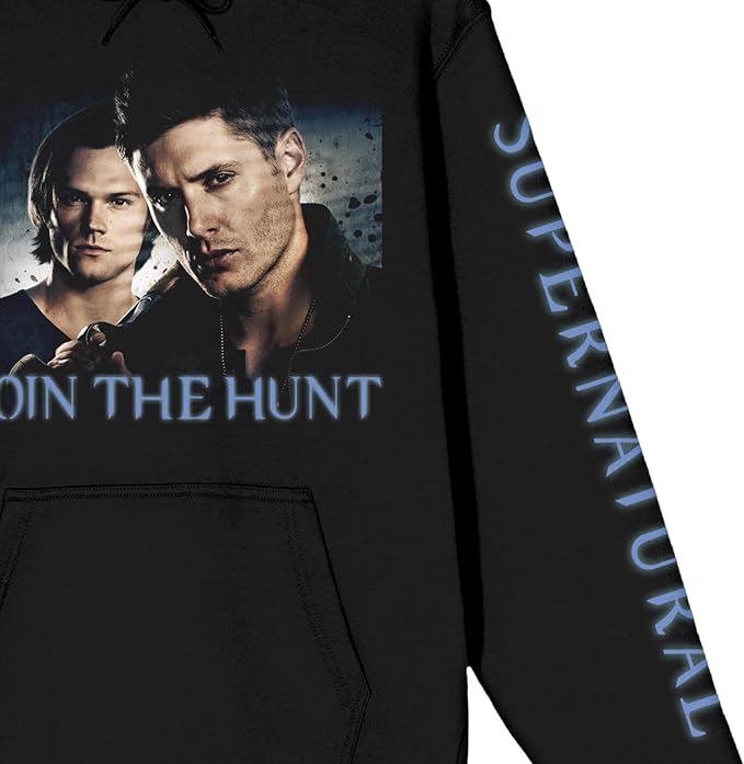 Bioworld Supernatural Join the Hunt Adult Black Graphic Hoodie