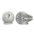 Star Wars Movie Series Death Star Millennium Falcon Salt & Pepper Shakers