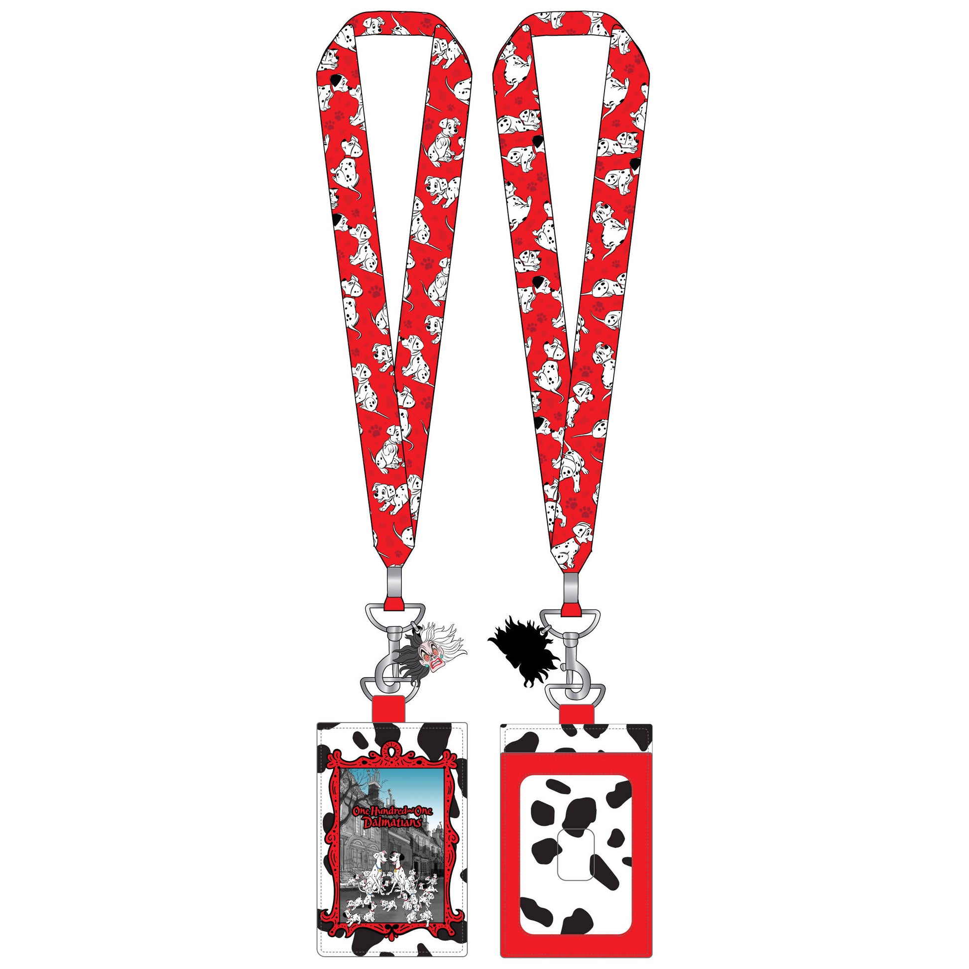 Loungefly Disney 101 Dalmatians Lanyard with Cardholder-3